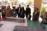 ادای احترام داوران و بازیگران جشنواره شرهانی دهلران به 5 شهید گمنام این شهر 3