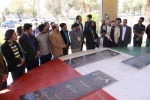 ادای احترام داوران و بازیگران جشنواره شرهانی دهلران به 5 شهید گمنام این شهر 10