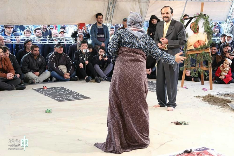 نمایش خیابانی ملکوت در محوطه تئاتر شهر اجرا شد 2