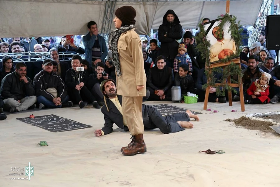 نمایش خیابانی ملکوت در محوطه تئاتر شهر اجرا شد 4