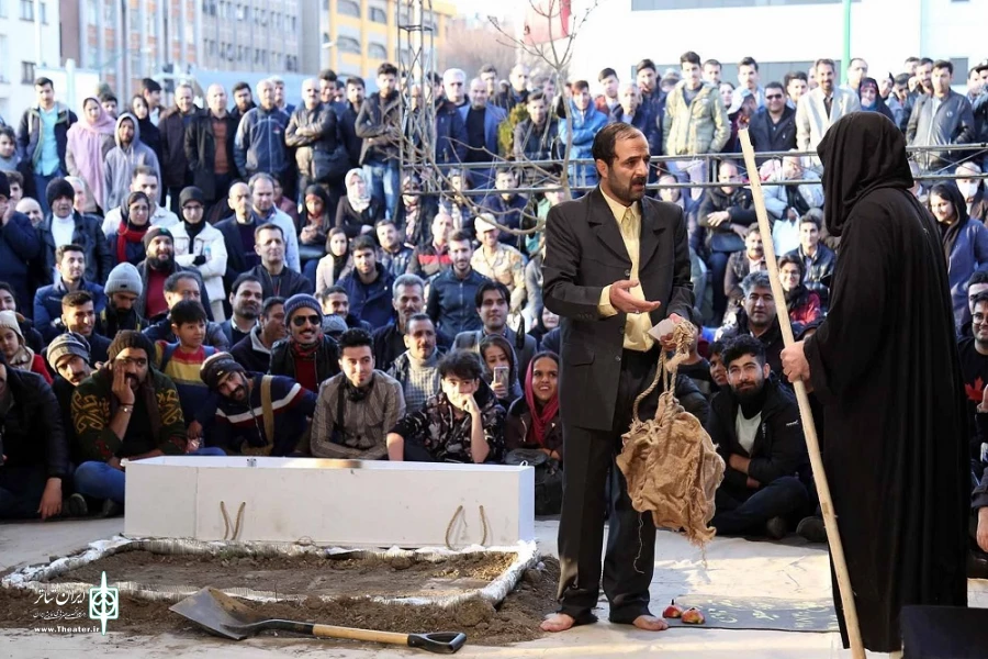 نمایش خیابانی ملکوت در محوطه تئاتر شهر اجرا شد 6