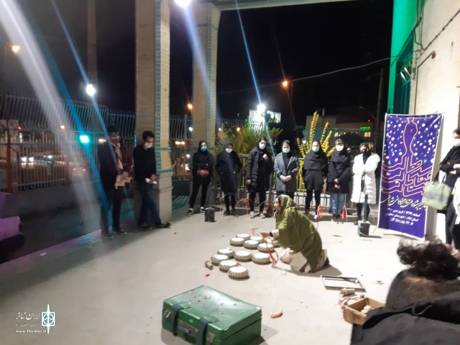 جشنواره شرهانی با نمایش خیابانی مین  مهمان مردم خمینی شهر شد 2