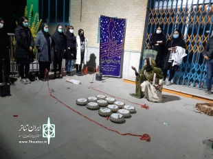جشنواره شرهانی با نمایش خیابانی مین  مهمان مردم خمینی شهر شد 5