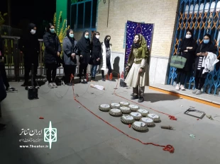 جشنواره شرهانی با نمایش خیابانی مین  مهمان مردم خمینی شهر شد 6