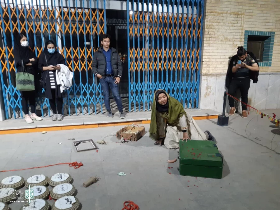 جشنواره شرهانی با نمایش خیابانی مین  مهمان مردم خمینی شهر شد 7